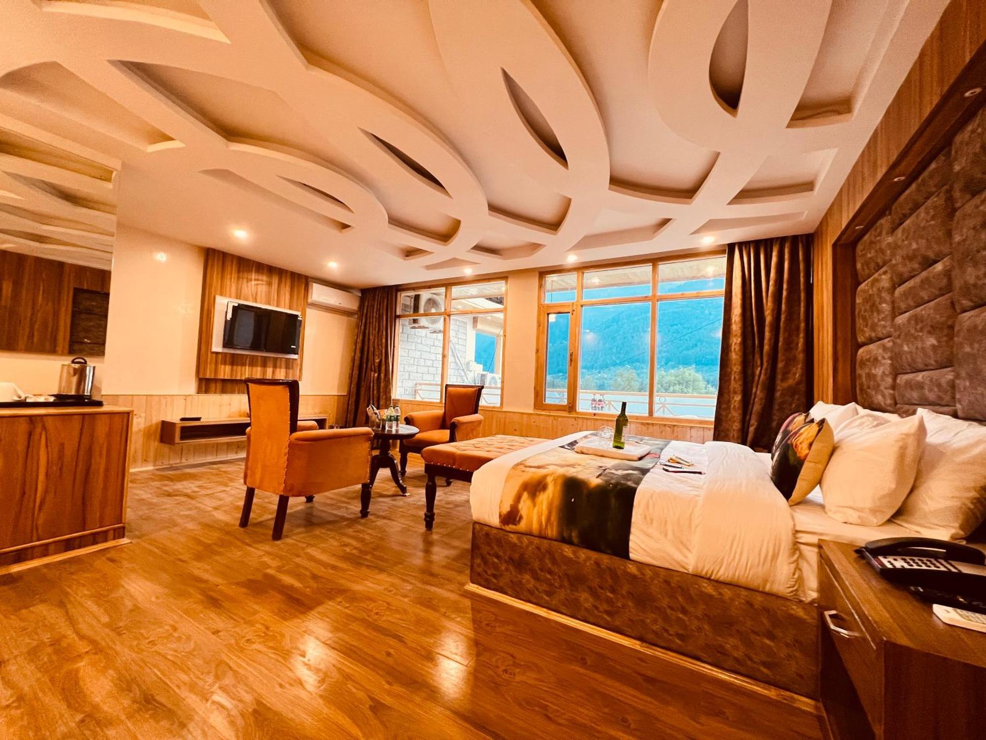 West Western Resort Manali #Neartomallroad #Gym #Lawn #Playingzone #Pooltable #Kidsfriendly #Mountainview #Tabletennis #Familyfriendly #Privateparking Exterior photo
